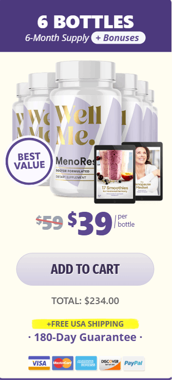 MenoRescue price 6 bottle